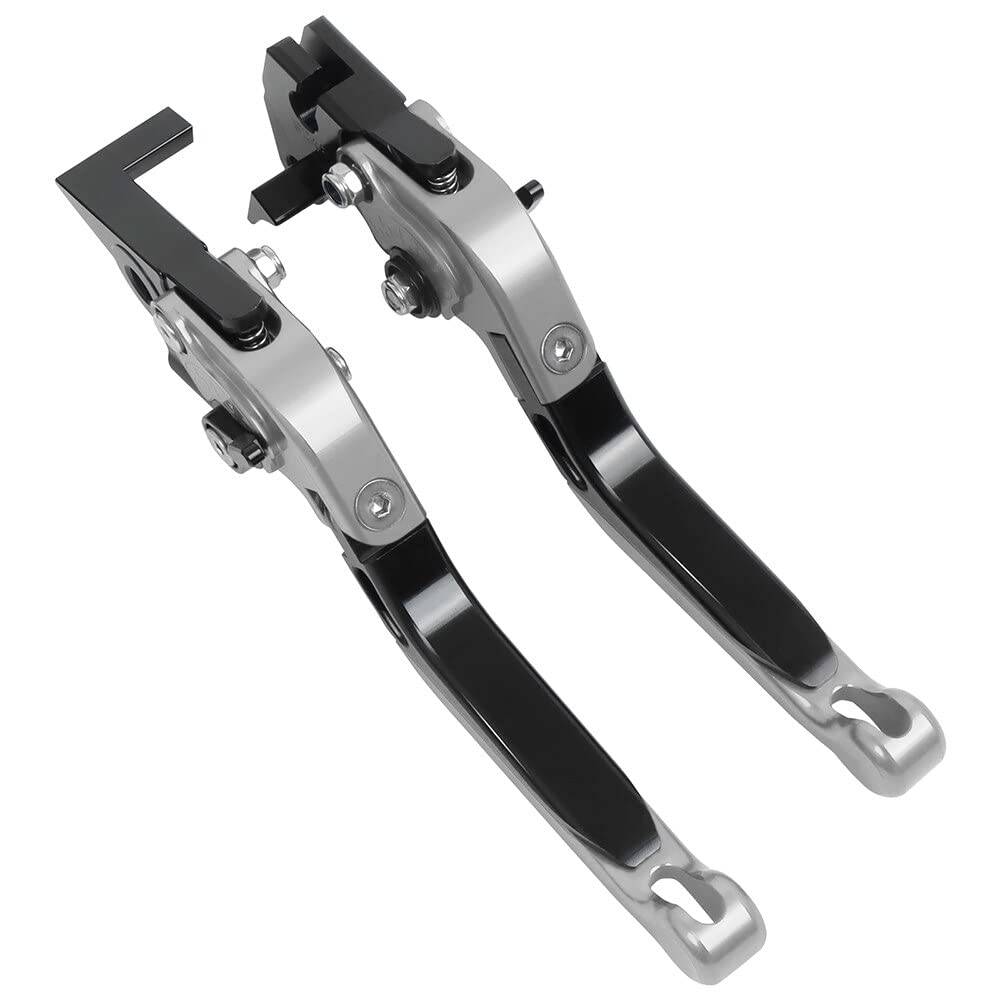 KKAIRA Palanca de Freno y Embrague para Honda CB599 CB600 Hornet CB 599 CB 600 1998-2006 CB919 CB 919 2002-2007 Palancas de Embrague de Freno Ajustables para Motocicleta