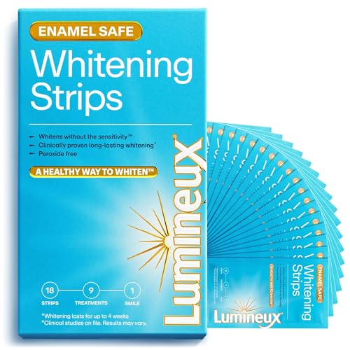 Lumineux Teeth Whitening Strips 9 Treatments – Peroxide Free -