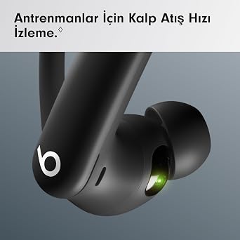 Beats Powerbeats Pro 2 Kablosuz Bluetooth Kulaklık - Gürültü Önleme, Kalp Atış Hızı Monitörü, IPX4, 45 Saate Kadar Pil Ömrü ve Kablosuz Şarj Kutusu, Apple ve Android ile uyumlu - Simsiyah