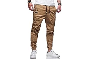 Premium Men's Jogger Khakis: Comfort and Functionality