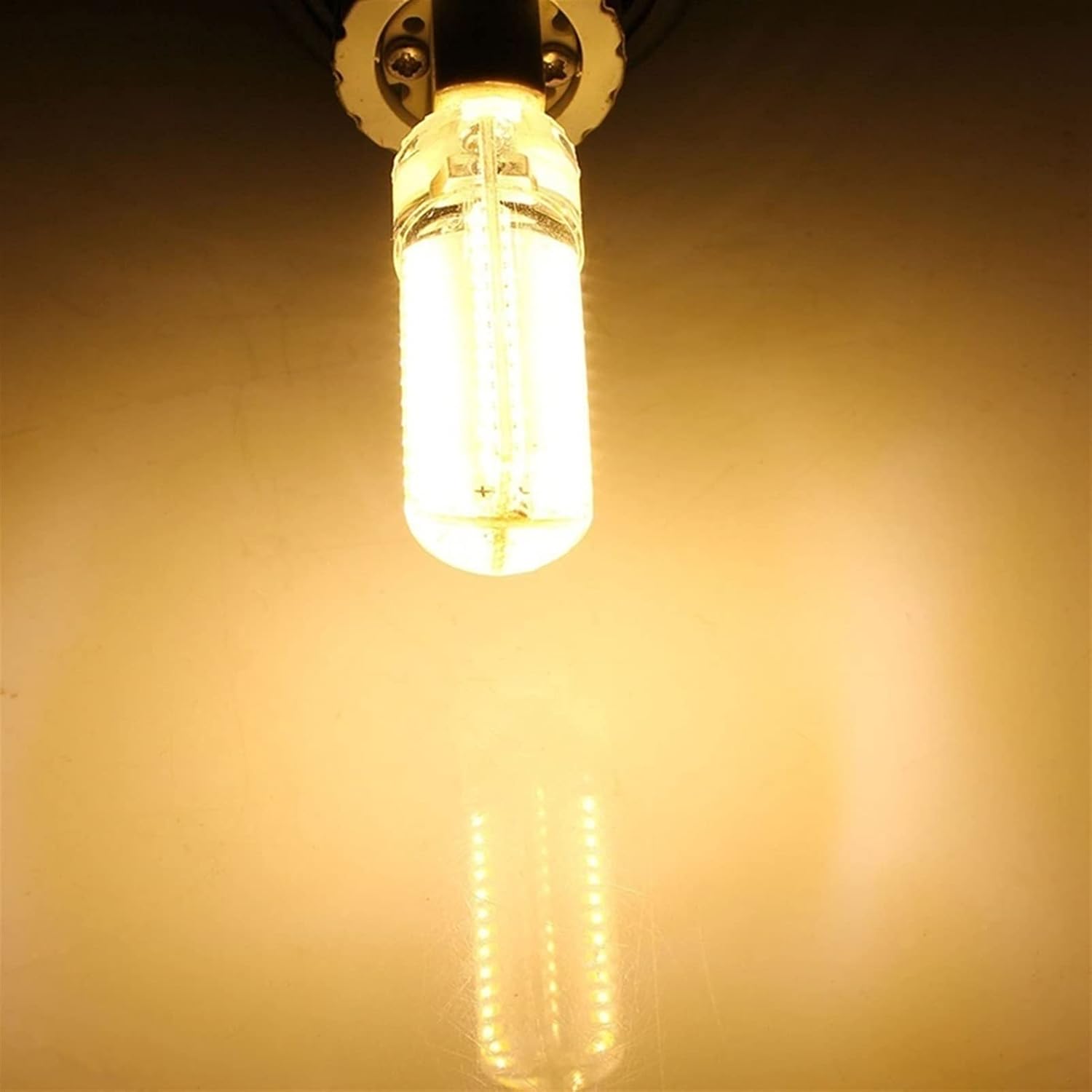 G9 LED Bulbs, 6W (50W Halogen Equivalent), 3000K/6000K G9 Base Bulbs for Chandeliers, 550LM Non-Dimmable for Home Lighting, AC100-130V, 10 Pack (Color : Warm White)
