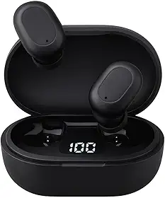 Mini Fone Sem Fio Bluetooth 5.3, Design Moderno, Estojo com LED, Controle Touch, KD-7101