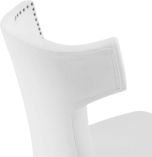 Miniatura 8 de Modway Silla curva color blanco