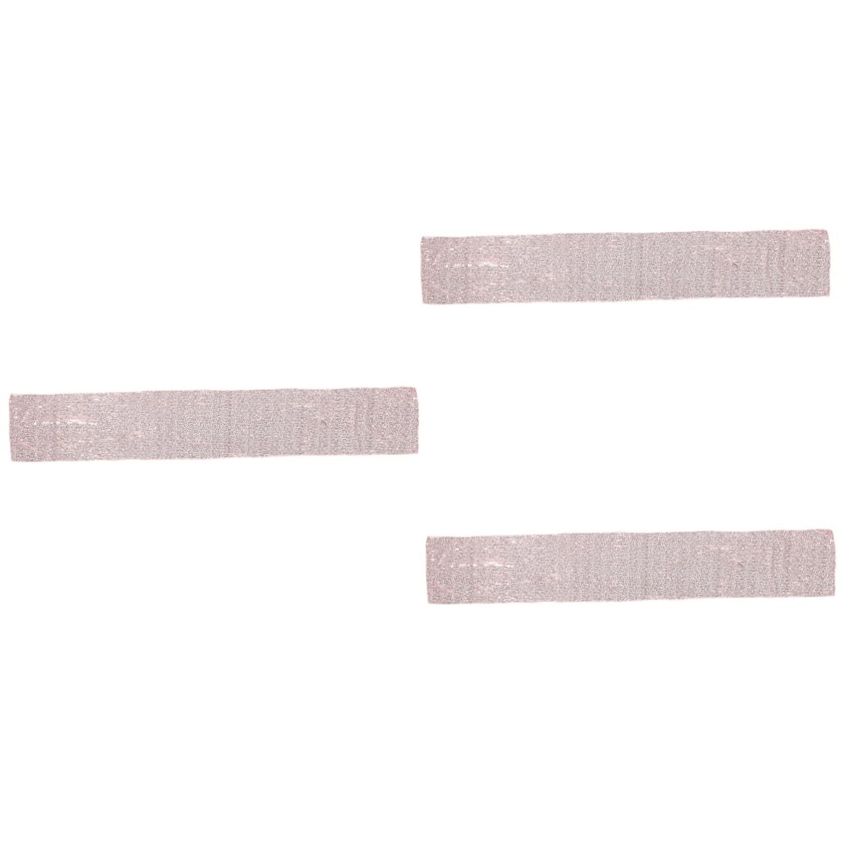 Chemin de table à paillettes or rose Amosfun lot de 3 pour décoration de table de fête chic