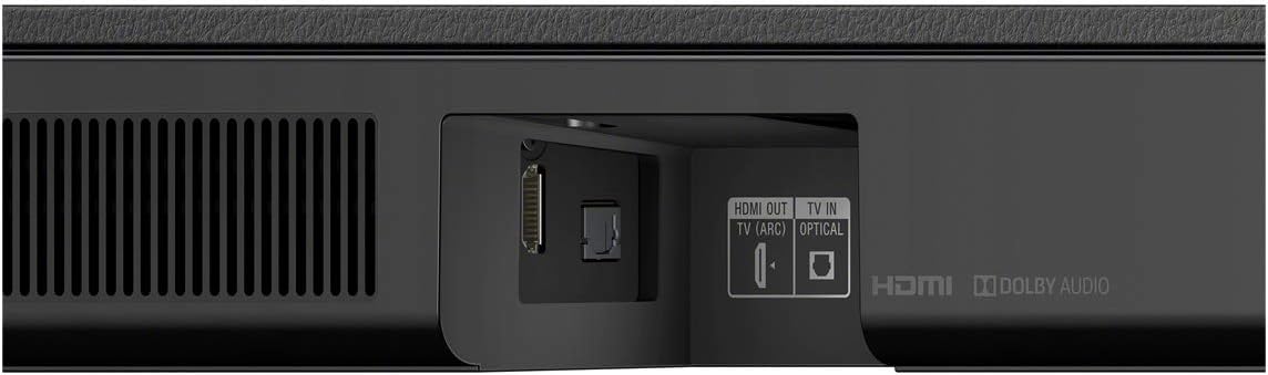 پیچھے view of Sony HT-S350 Soundbar showing HDMI ARC and Optical ports