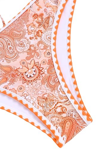 Image of ZAFUL Women Strapless Textured Bandeau Bikini 2 Piece Swimwear Cheeky Solid Lace up Bathing Suits