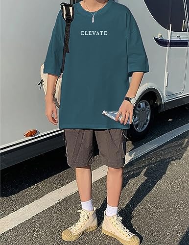 Image of Rigo Printed Oversized T-Shirts for Men | Drop Shoulder T-Shirt for Men