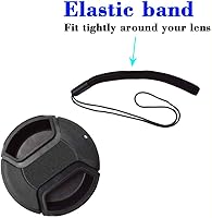 Vista 4 de [2 piezas] Cubierta de tapa de lente de 1.81 pulgadas para Nikon Z50 Z30 Canon Sony Fujifilm Olympus Panasonic de lentes con rosca de 1.81 pulgadas