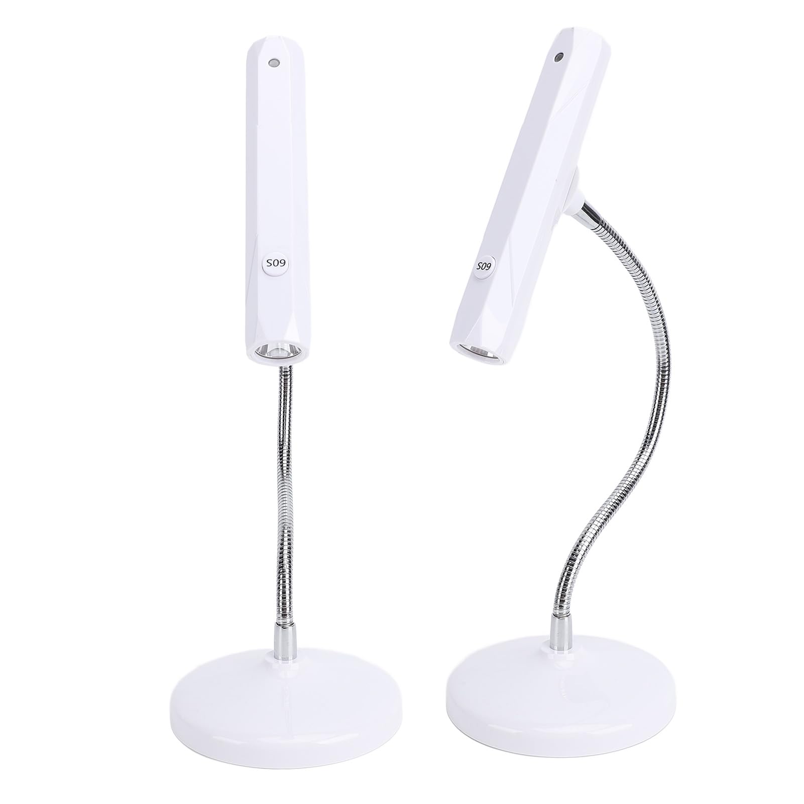 Generic Lampada per Unghie LED UV Magnetica Portatile Ricaricabile con Collo di Cigno Flessibile per Uso Domestico Professionale, Polimerizzazione Flash da 9 W, per gli Amanti della Nail Art