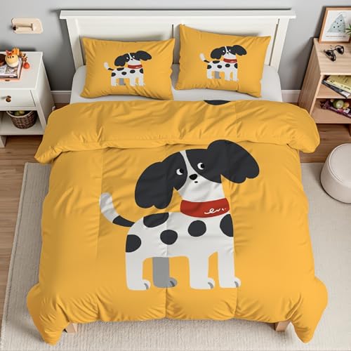 Housse de couette chiot fermeture éclair fini la couette qui glisse du lit - 3