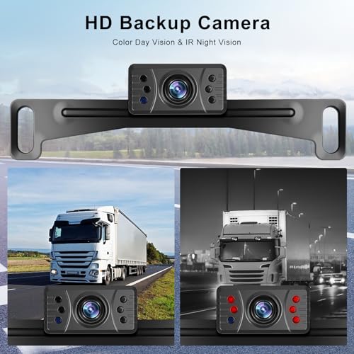 Image of Wireless Backup Camera for Car Digital Stable Signal Easy Install, 4.3 Inch Monitor System Customizable Parking Lines Night Vision Rear View Camera for Car Truck,Trailer, Pickup