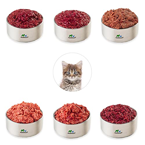 haustierkost.de gefrorenes Barf Katzenfutter im Kitten Paket (9 kg) vom Barf-Onlineshop Testsieger Cover
