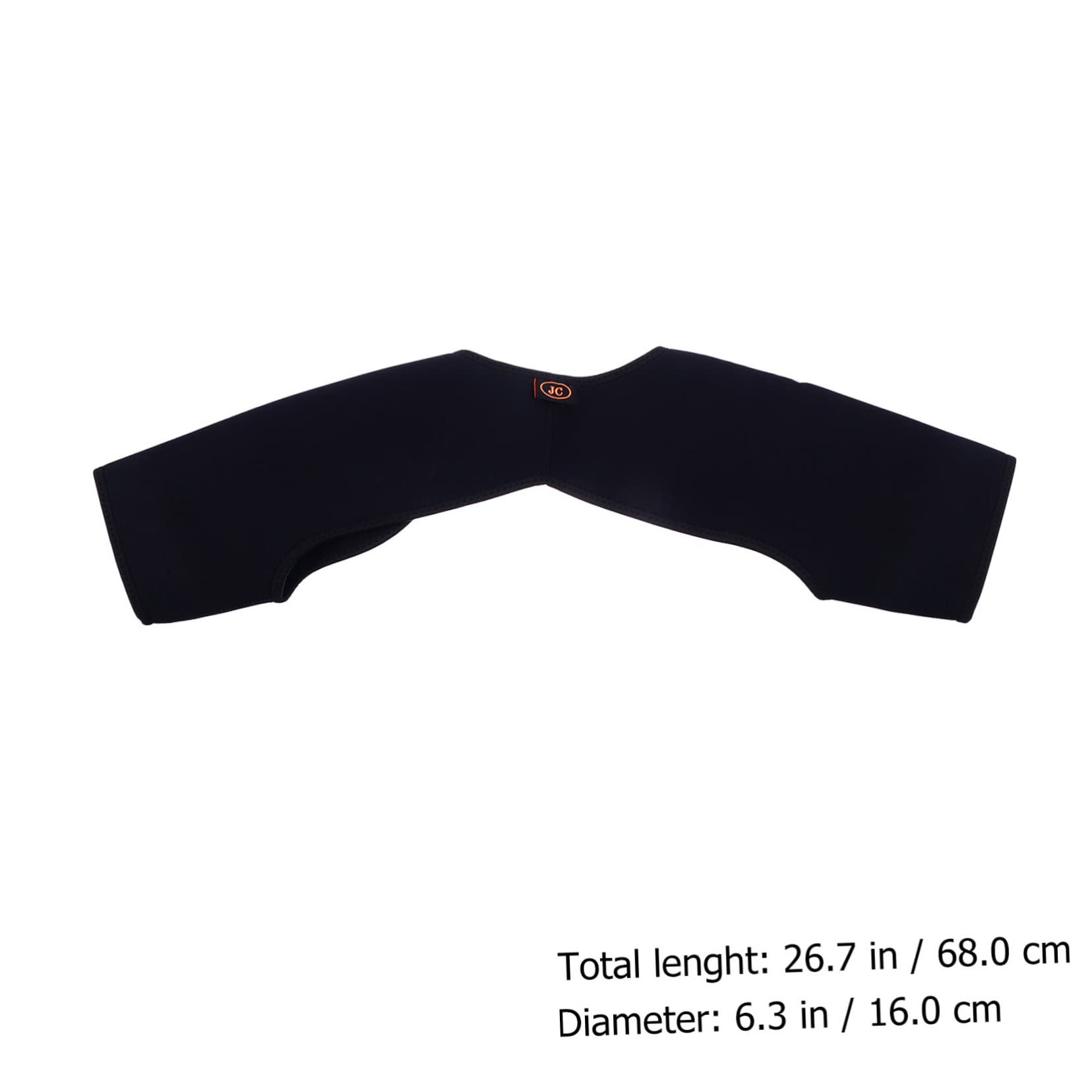 Didiseaon Warm Shoulder Strap Warm Keeping Shoulder Protection Brace Shoulder Pads for Women Posture Brace Rotator Cuff Brace Back Shoulder Posture Shoulder Support Brace Black Fabric