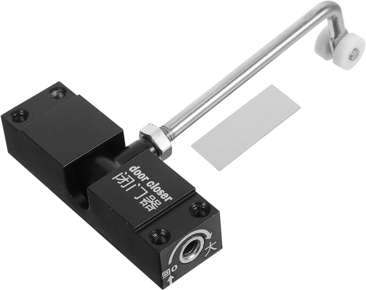 Automatic Aluminum Alloy Door Closer with Dual Spring Adjustable Tension