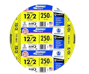 Southwire 250ft 12-2 NM-B Yellow Electrical Wire