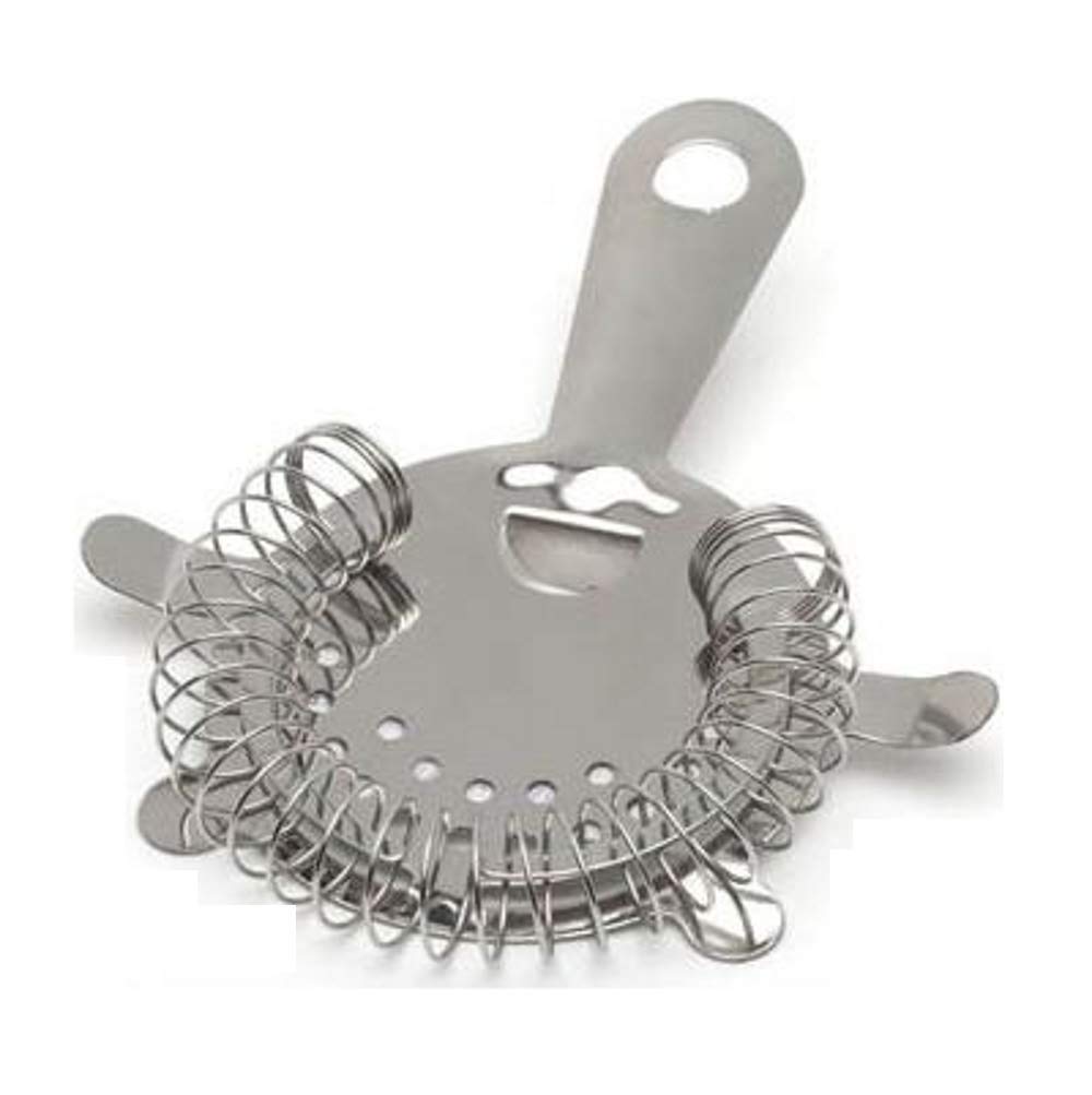 TableCraft Products S209 Stainless Steel Bar Strainer, 4 Prong