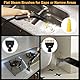 12 Stück Dampfreiniger Zubehör für Kärcher Easyfix SC1 SC2 SC3 SC4, Rundbürste, Flachbürste, Gebogene Düse, Hand-Dampfbürste, 3 Mikrofaser-Tuch, Schaberdüse