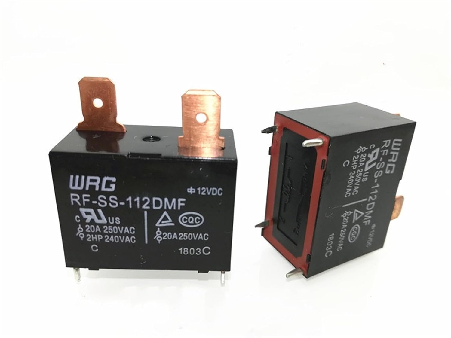 10PCS Relay RF-SS-112DMF RFSS112DMF 12VDC DC12V 20A 250VAC 4PIN Electric Water Heater air Conditioning Relay(10PCS)