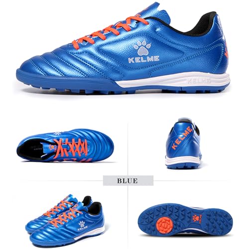 Image of KELME Men's Soccer Shoes Football Shoes Outdoor Indoor Professional Futsal TF Football Breathable Sneakers Training