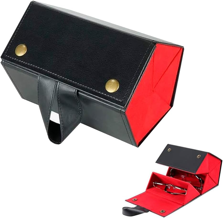 ORGANISET 5 Slots Multiple Sunglasses Travel Case, Sunglass Organizer