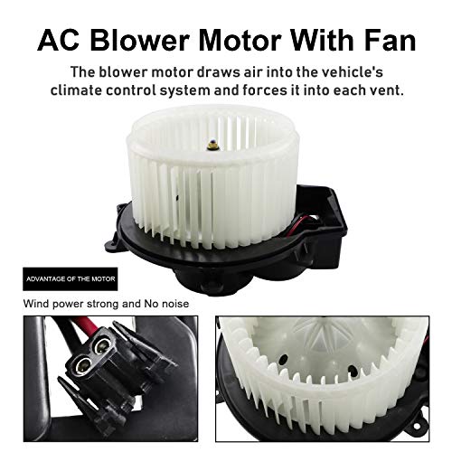 Image of 700190 HVAC Blower Motor with Fan Cage Fit for Mercedes-Benz AMG C230 C240 C280 C350 C55 CL65 AMG CLK350 CLK320 CLK63 2002-2012 Replaces 2038202514 MB3126100