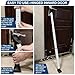 Rerishom Door Security Bar, Door Stoppers Security bar,Heavy Duty Door Lock Security Door Jammer Door Stopper for Apartment, Hotel Room,Screen Door Hardware, 1 Pack