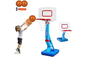 Little Tikes Hot Hoops Basketball Game - Adjustable Poolside Toddler Mini Basketball...