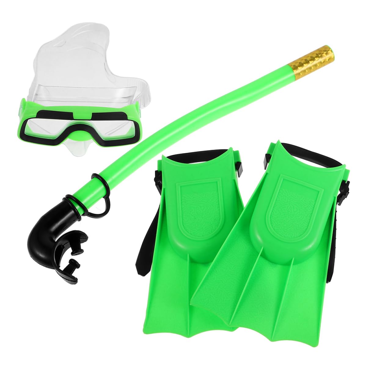 SUPVOX 1Set Snorkel Set Complete Diving Equipment with Snorkel Swim Flippers for Youth Fog Friendly Design for Snorkeling and Swimming Adventures