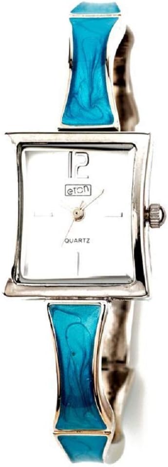Eton Ladies Emerald Blue Designer Bangle Watch - Ladies Fashion Watch
