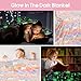 KIRMIKU Glow in The Dark Blanket Unicorns Gifts for Kids, Soft Unicorns Blanket Gift Toys for Toddler Girls Age 2-16 Birthday Christmas 50