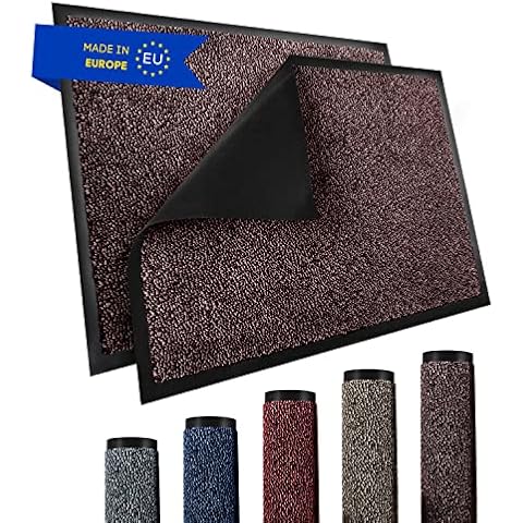 TRIBURG® Fußmatte 90x150 Braun Schwarz Cover