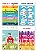 MWB Educational Spanish Language Poster for Kids - Spanish Classroom Posters Includes Alphabet, Numbers, Colors, Shapes & more | Spanish Classroom Decorations | 13