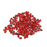 100pcs Mixed Wooden Buttons in Bulk Buttons for Crafts Mixed Buttons Ladybug Bu-77