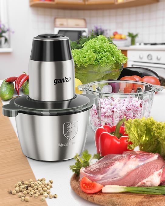 Miniatura 5 de Cubierta de plástico compatible con el procesador de alimentos Ganiza GC10, adecuada para tazón de vidrio GC10 de 8 tazas y cuenco de acero