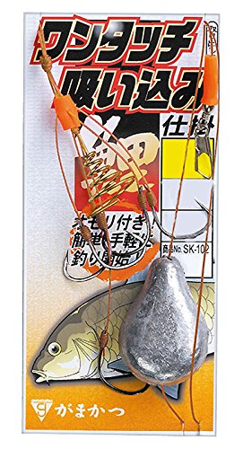 がまかつ(Gamakatsu) ワンタッチ鯉吸込ミ仕掛 SK102 (M). 43916-2-0-07 1枚目