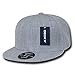 DECKY Retro Fitted Cap, Heather Grey, 7 5/8