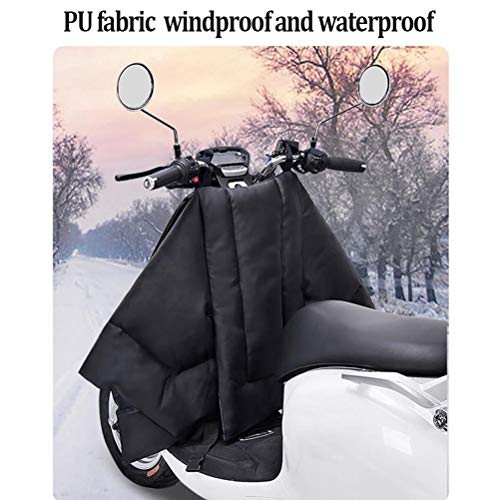 Protection Tablier Couvre Jambe Scooter avec Manchon de Guidon, Housse Protection Contre Le Froid et la Pluie - Scooter Tablier Universel Couverture Couvre Jambe pour Scooter Couverture - Image 8