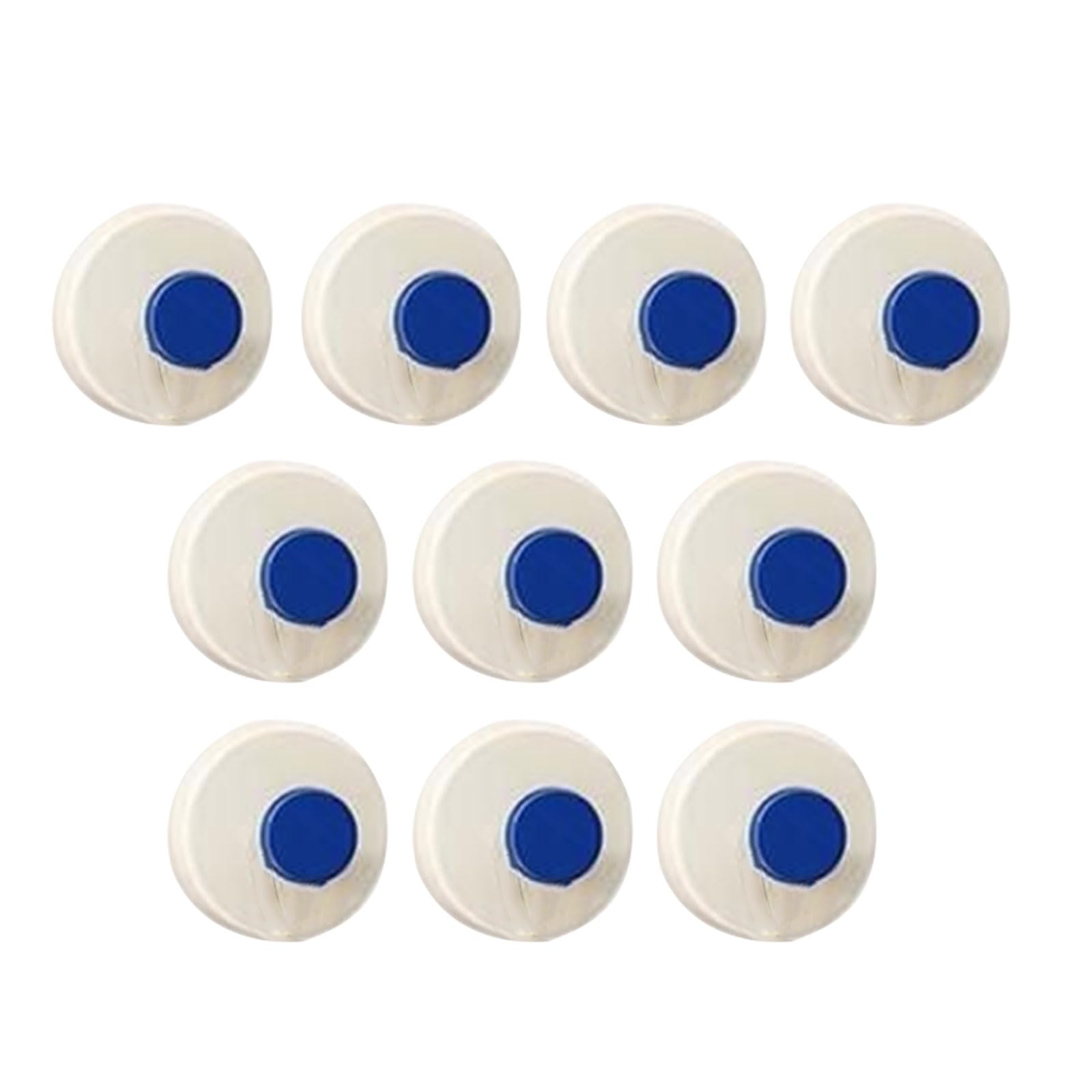 Woedpez Blue Of 10 Suction Cup Hooks For Bathroom Sturdy Bathroom Coat Hangers For Towel And Kitchen Use Shower