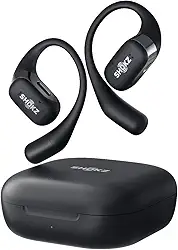 SHOKZ Fones de ouvido de condução óssea sem fio OpenFit Open Ear True - Preto
