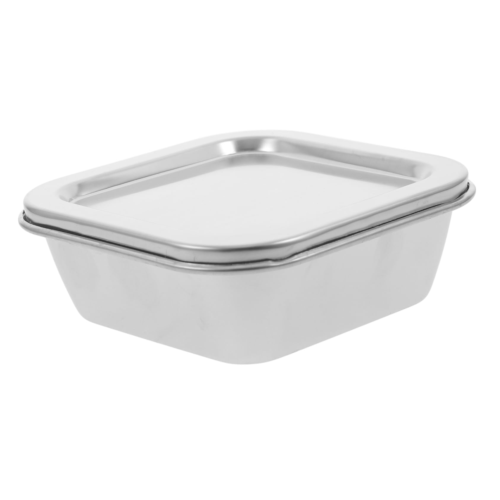 TOPBATHY Food Storage Container Protects Samples for School Canteen with Lid Stainless Steel Sample Box 300ml Multipurpose Application and Research Institute