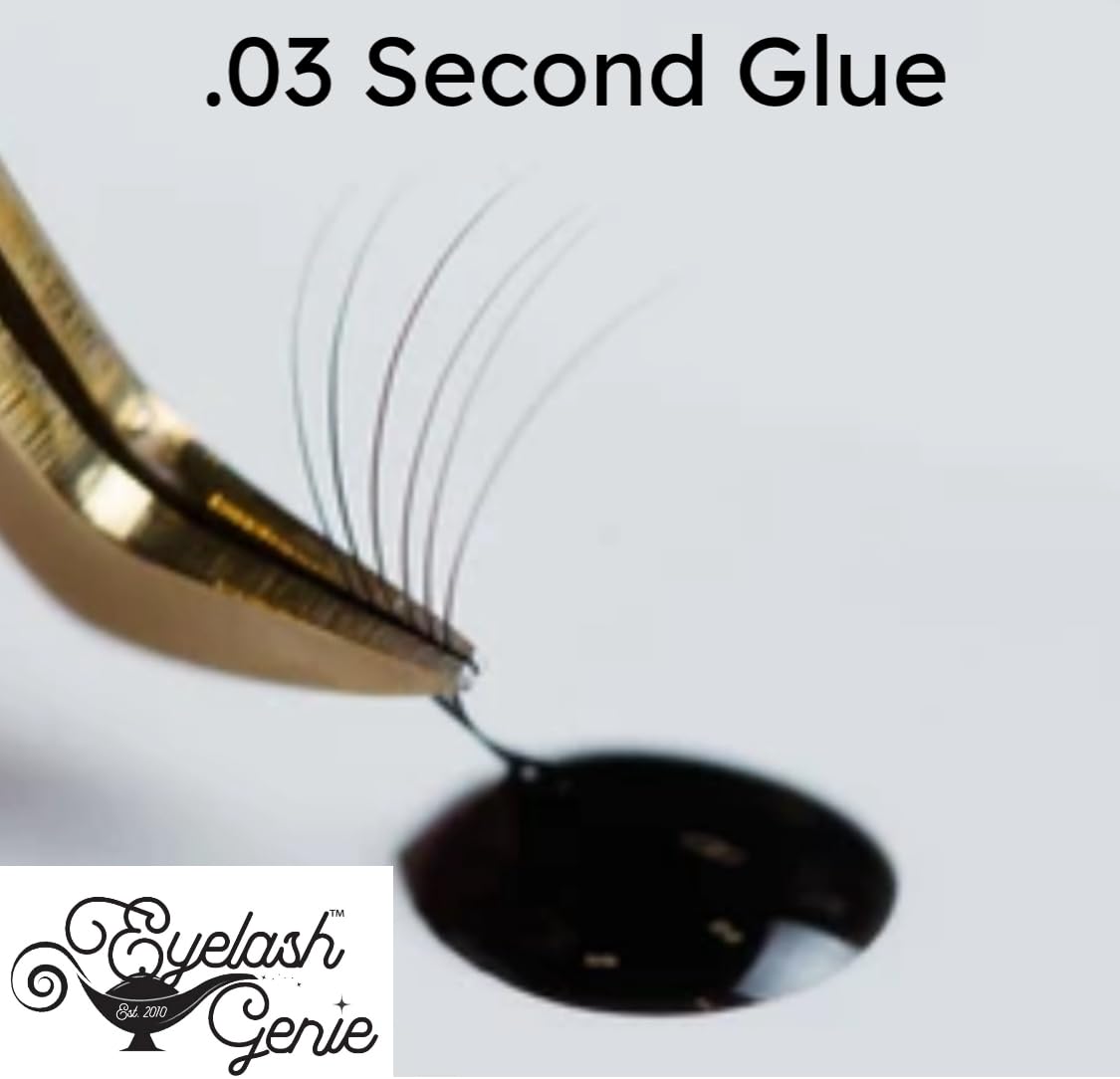 Eyelash Genie Speedy Lash .03 Second Adhesive Black Eyelash Extension Bonding Glue