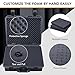 Lykus HC-4010 Waterproof Hard Case with Customizable Foam, Interior Size 16x13.2x4.6 in, Suitable for laptop, electronics, and more items