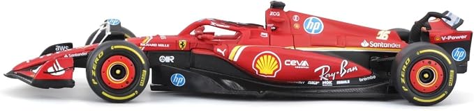 Modelo de auto de colección F1 SF24 #16 Leclerc Ferrari 1:43 miniatura 3