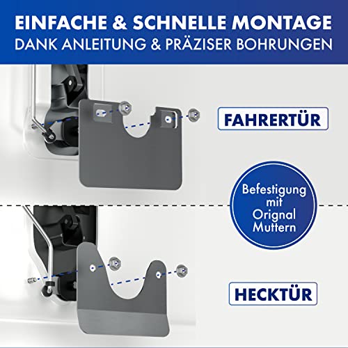 LAINFELD Einbruchschutz | Prick Stop Fahrertür | Türsicherung für FIAT Ducato, Citroen Jumper, Peugeot Boxer | Wohnmobil Sicherheit Prickstop