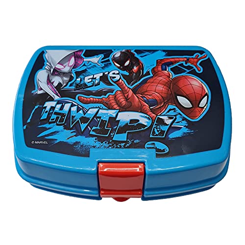 Sandwich Snack Box for School Nursing Travelling (Spiderman)