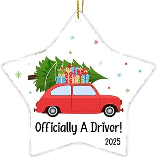New Driver Christmas Ornament 2025, New Driver Gift for Women Teen Girl Boys Drivers, Driver's License Acrylic Christmas Ornament Keepsake
