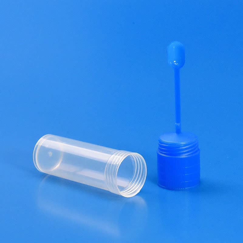 Produktbild von 15 Stuhlprobenröhrchen 15 Ml – Mit Löffel, PP, Schraubbar, Für Kot, Flüssigkeiten & Pollen