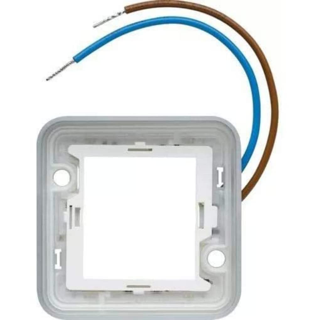 Anneau lumineux blanc 230V pour éclairage de faux plafond encastré