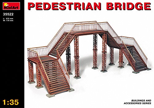 MiniArt 1:35 Scale Pedestrian Bridge Plastic Model Kit