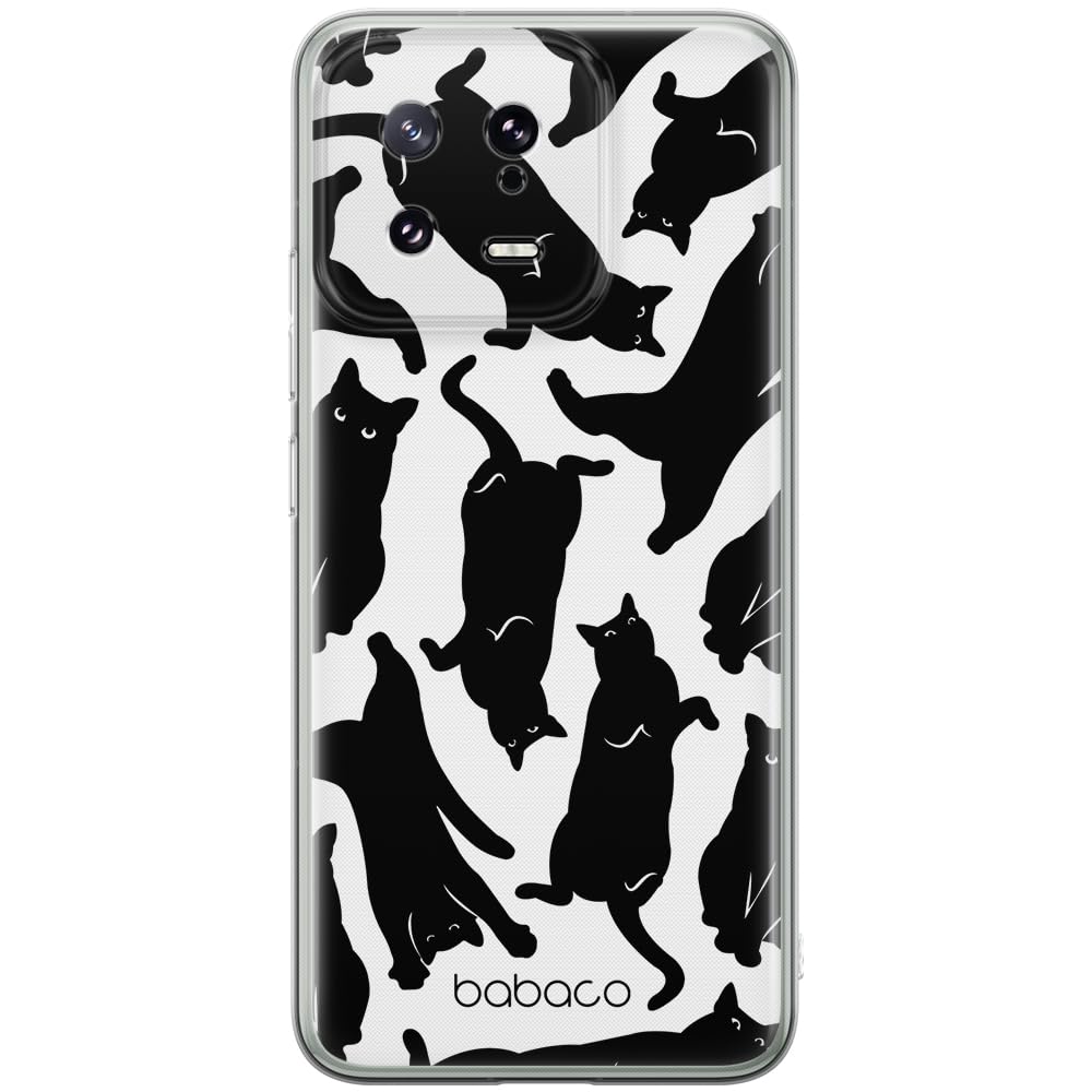 Babaco ERT GROUP mobile phone case for Xiaomi 13 original and officially Licensed pattern Cats 005 optimally adapted to the shape of the mobile phone, case made of TPU
